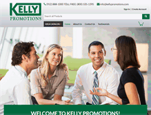 Tablet Screenshot of kellypromotions.com